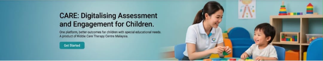 Teacher and child